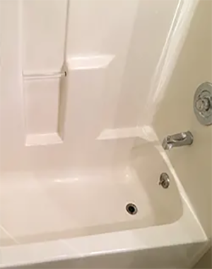 House Cleaning. Image of tub after cleaning.